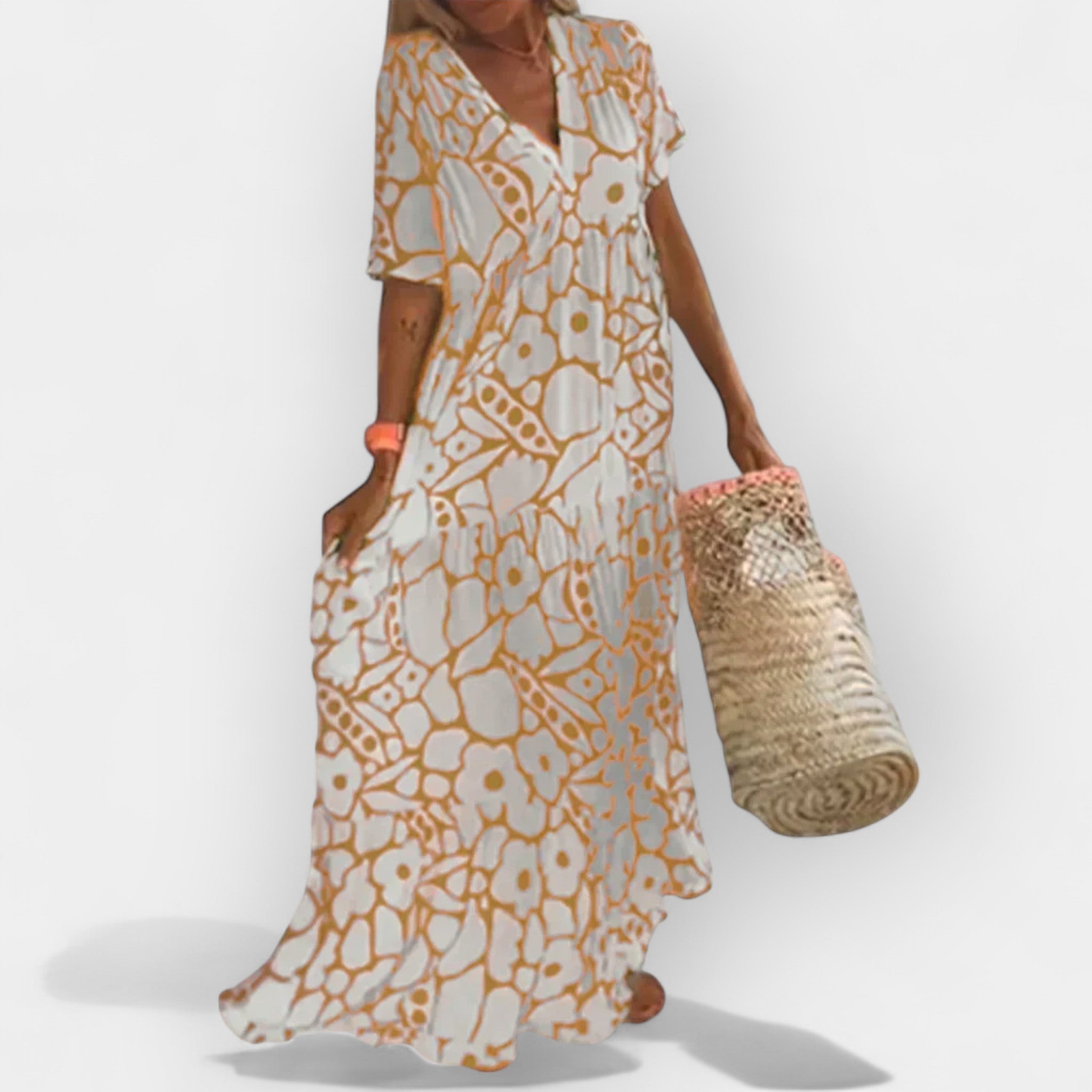 Vestido de Verão Leve com Estampa