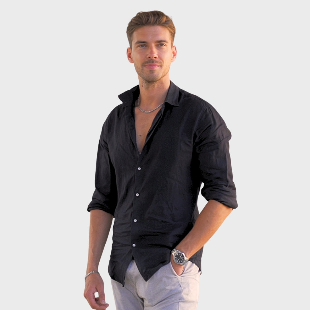 Leonardo | Camisa de Linho Casual para o Verão