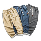 Asami - Calças de ganga confortáveis Bege