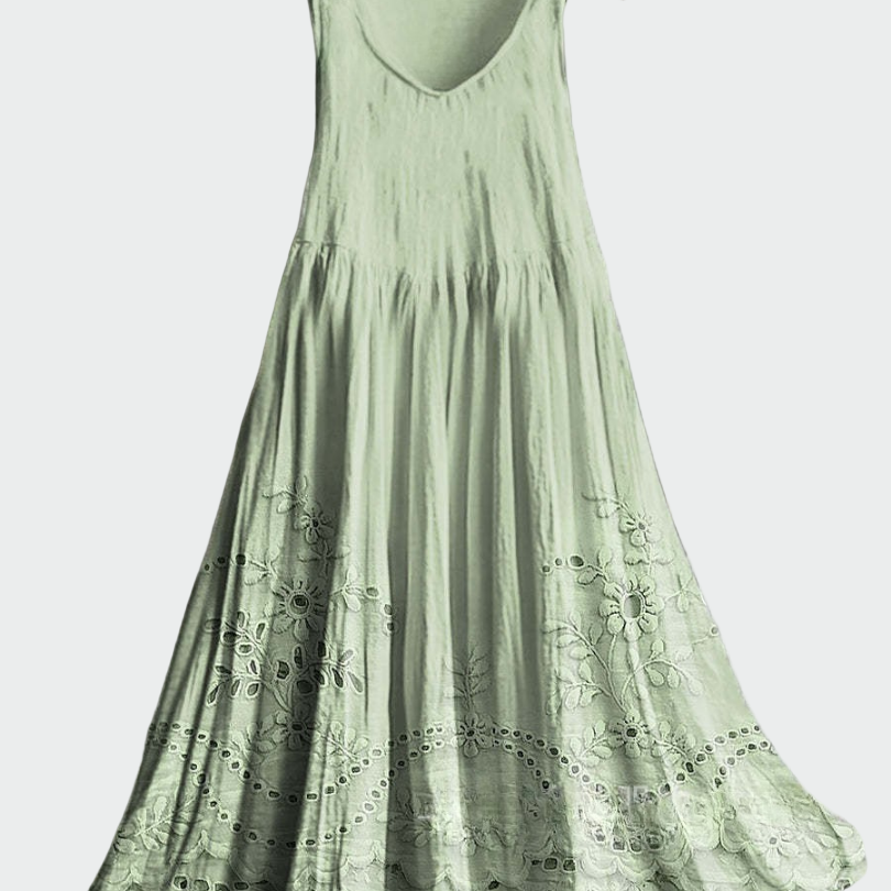 Vestido com Renda Inglesa
