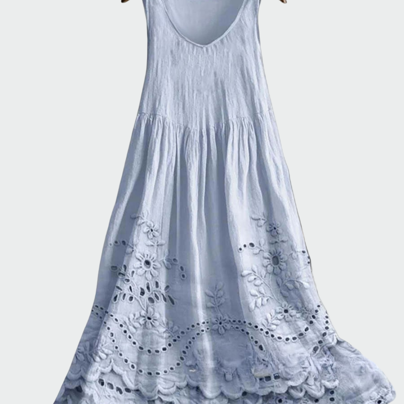 Vestido com Renda Inglesa