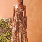 Vestido Longo Ar Pura de Ouro