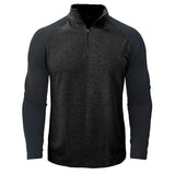 Camisa de algodão com gola subida