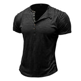 Camisa de manga curta em algodão