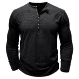Henley - Camisa de manga comprida
