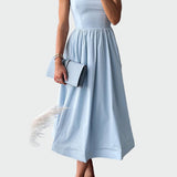 Vestido Midi Elegante com Alças