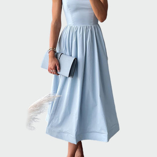 Vestido Midi Elegante com Alças