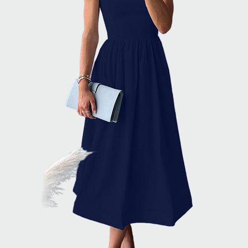 Vestido Midi Elegante com Alças