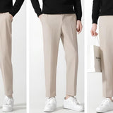 Osaka - Calças casuais de algodão Preto