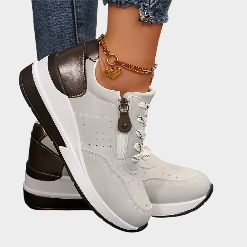 Sapato Ortopédico com Zíper e Sola Grossa