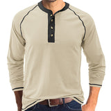 Camisa Henley em algodão macio