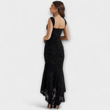 Vestido Longo com Corpo Elegante e Sofisticado