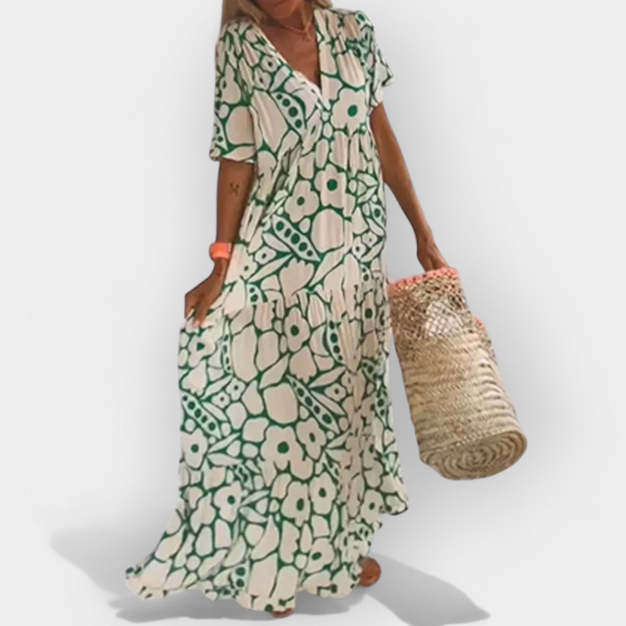Vestido de Verão Leve com Estampa