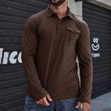 Jeff - Camisa casual com bolsos