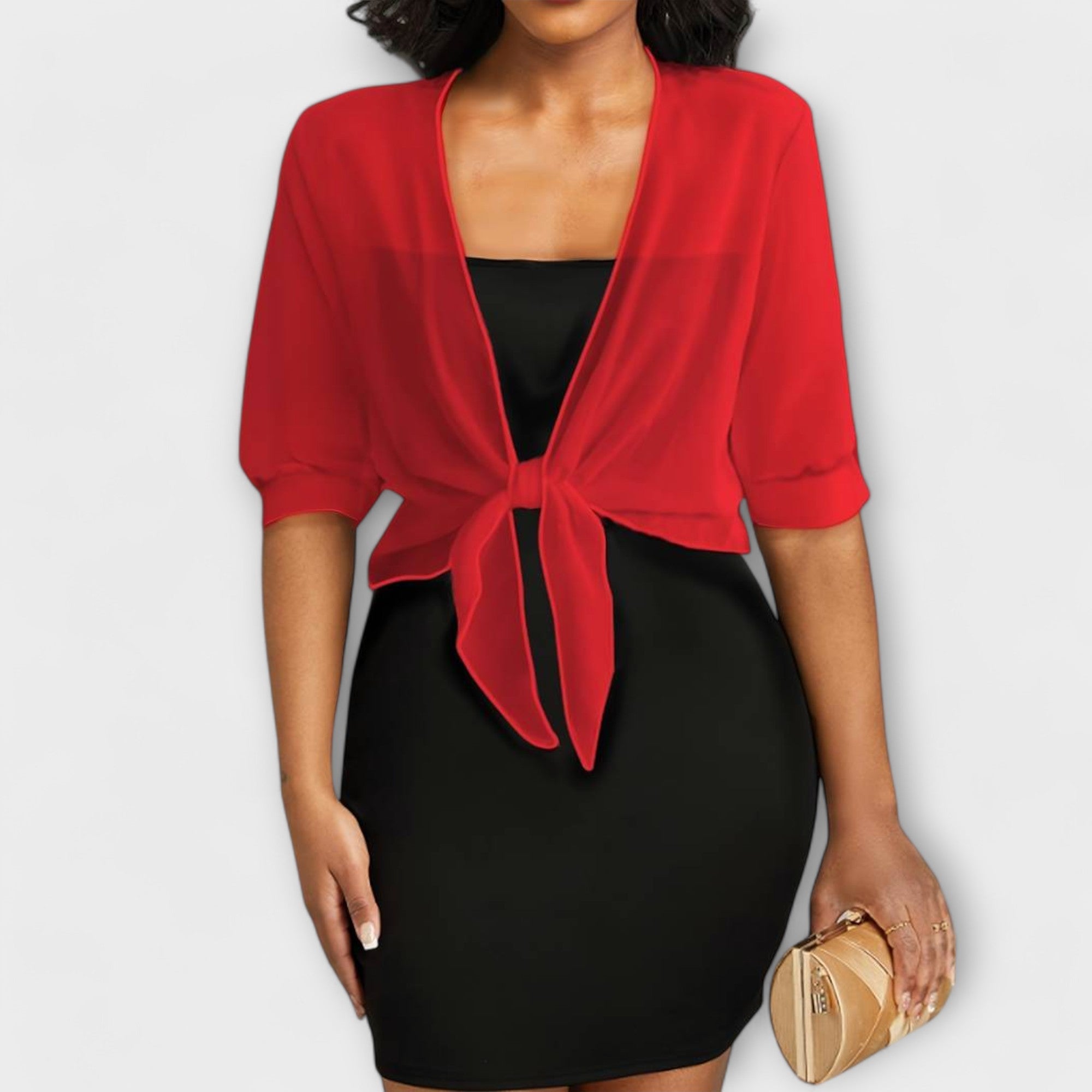 Olivia - Blusa com a frente aberta