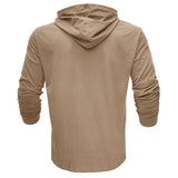 Camisa de algodão com capuz