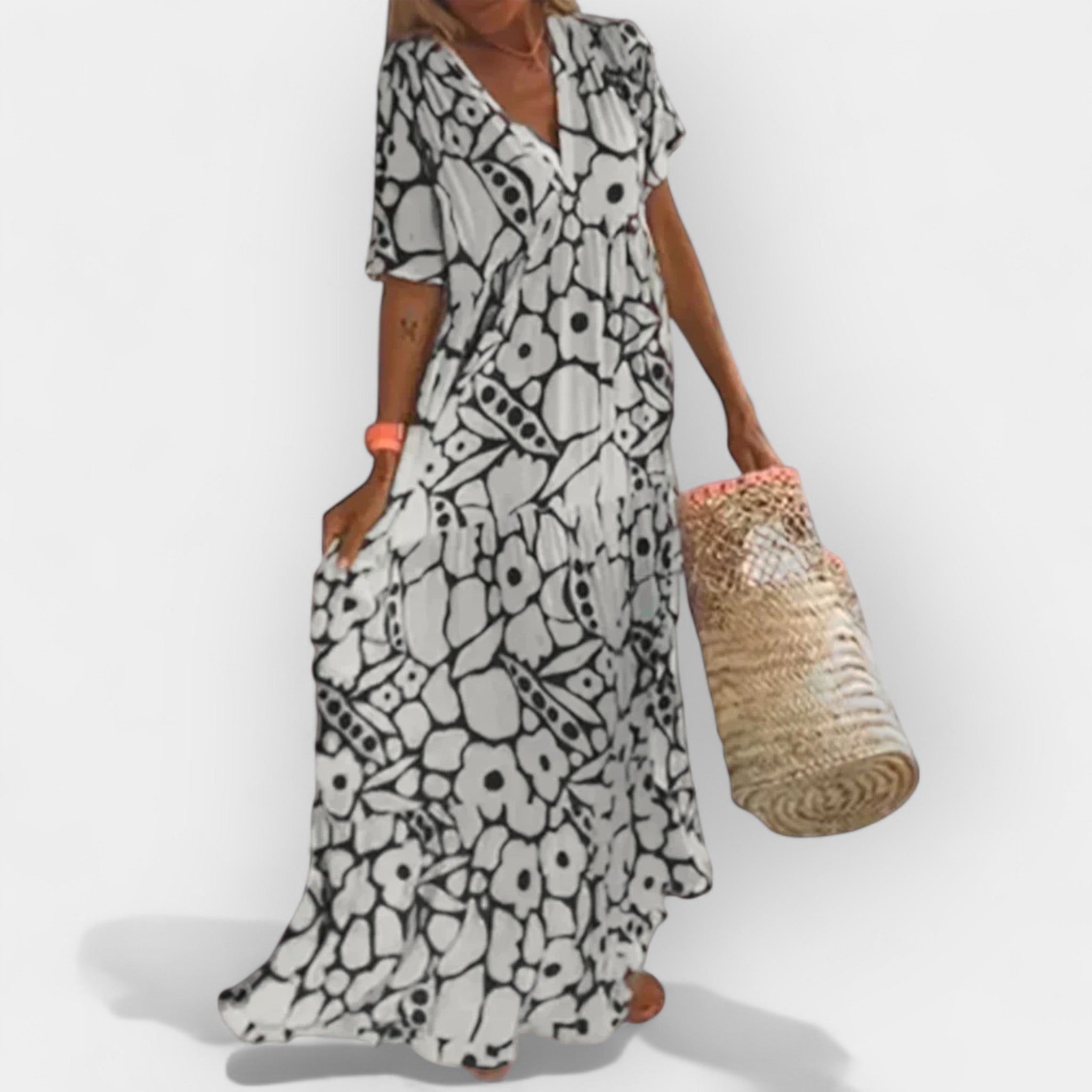 Vestido de Verão Leve com Estampa