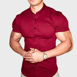 Ricardo | Camisa de Manga Curta Slim Fit