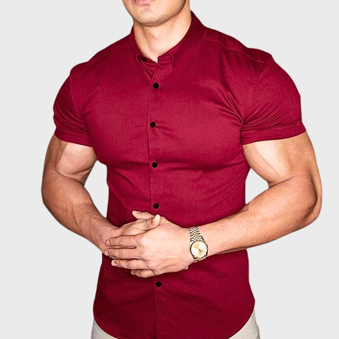 Ricardo | Camisa de Manga Curta Slim Fit