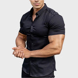 Ricardo | Camisa de Manga Curta Slim Fit