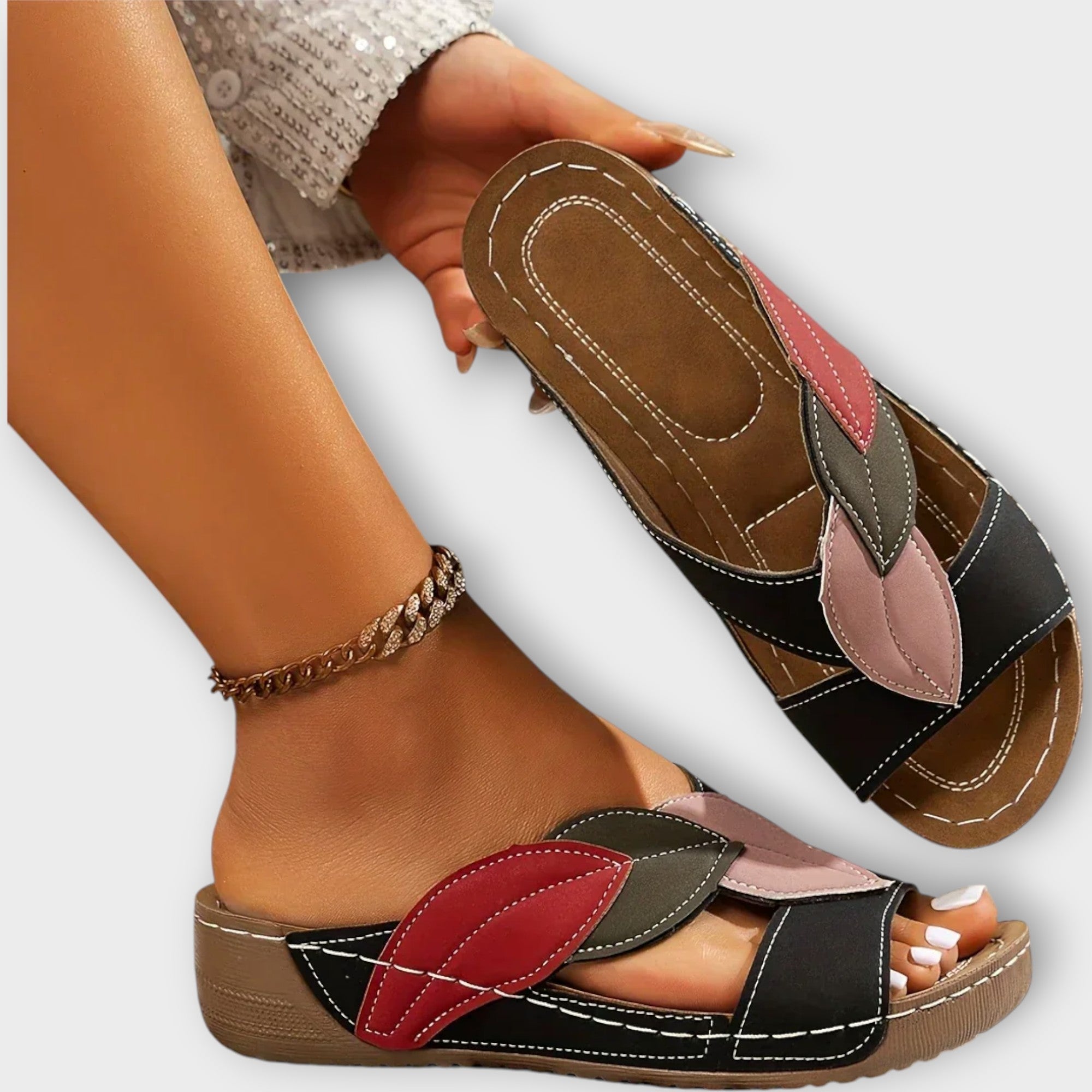 Sandálias slip-on