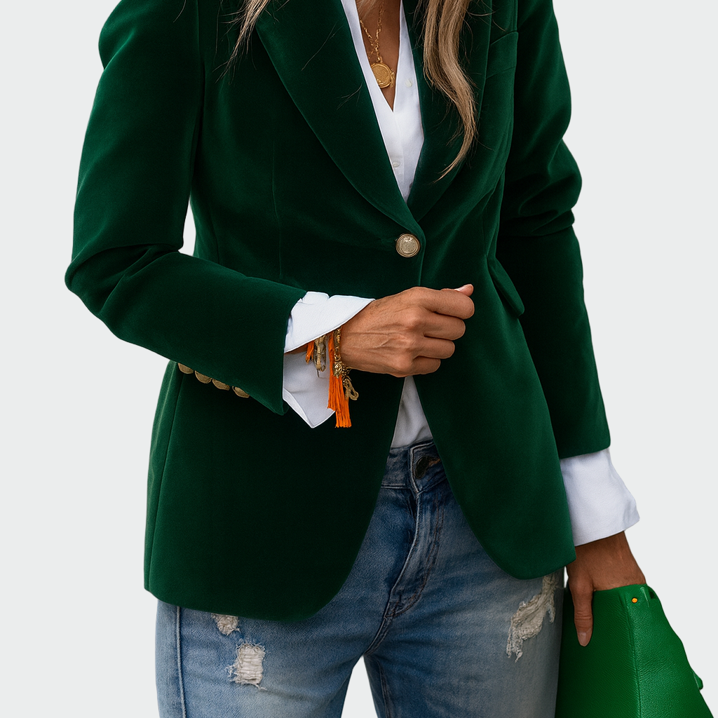Blazer de linha de luxo