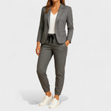 Gabriela - Conjunto Elegante com Casaco e Calças