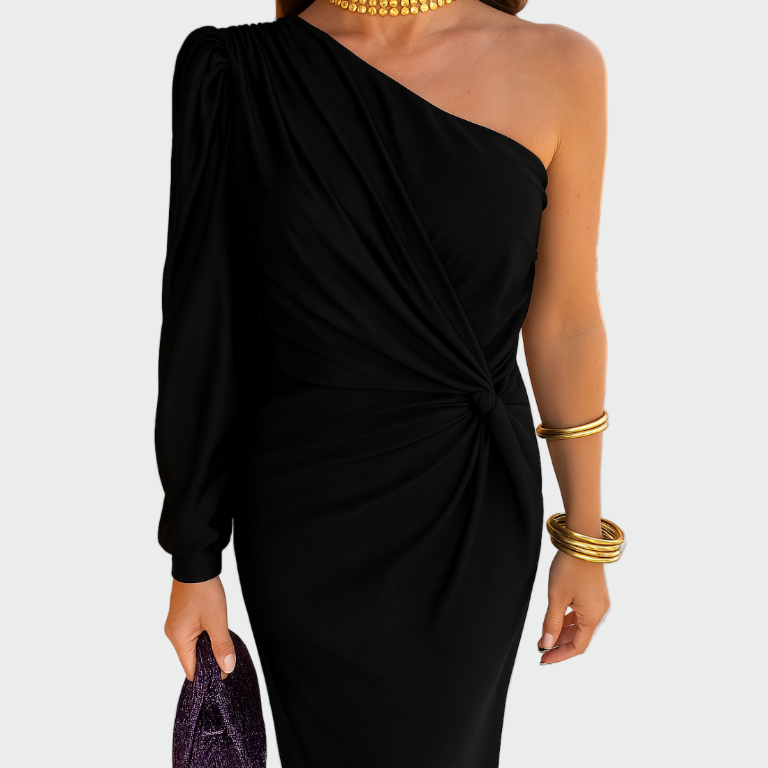 Vestido Preto Elegante de Verão
