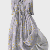 Vestido Πράρι com Margaridas