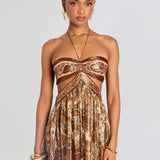 Vestido Longo Ar Pura de Ouro