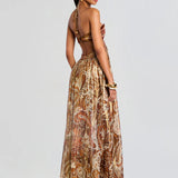 Vestido Longo Ar Pura de Ouro