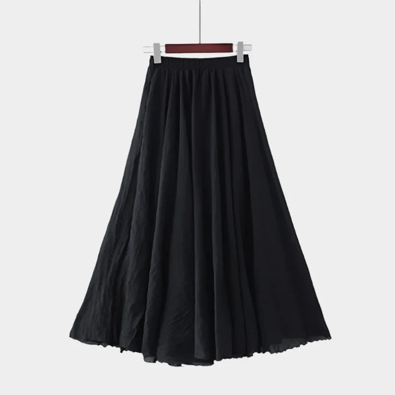 Saia Elegante de Cintura Alta