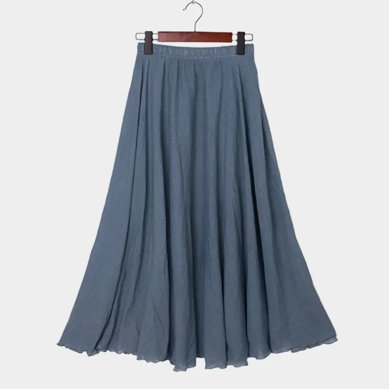 Saia Elegante de Cintura Alta