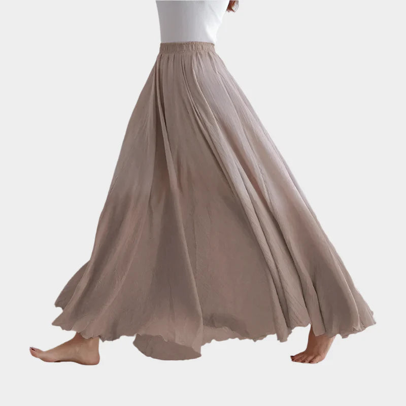 Saia Elegante de Cintura Alta