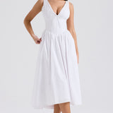 Vestido Midi de Floral Romântico