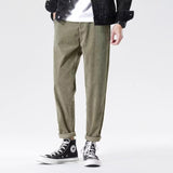 Satoko - Calças de veludo Preto