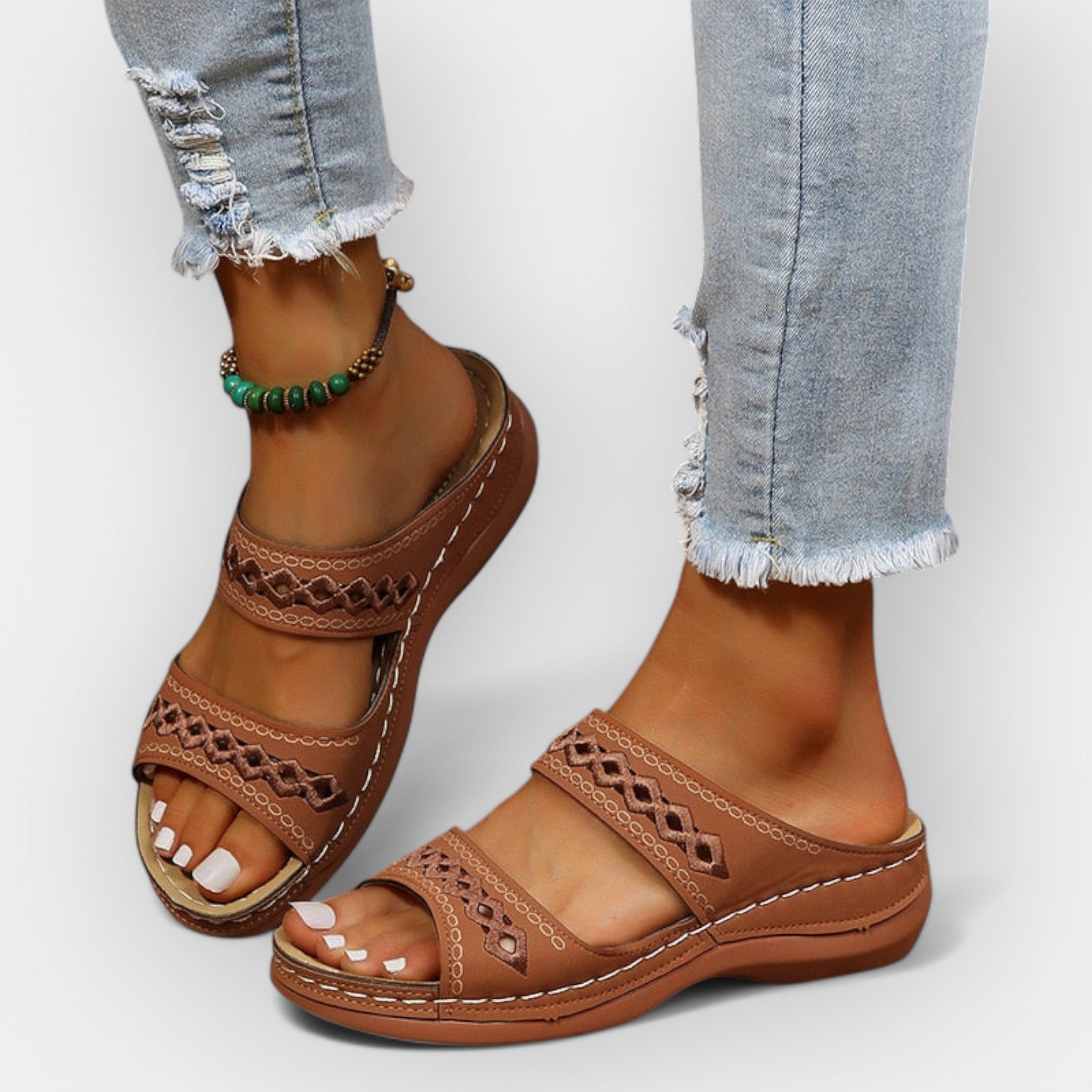 Sandálias anatômicas com design elegante