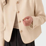Blazer de linha elegante