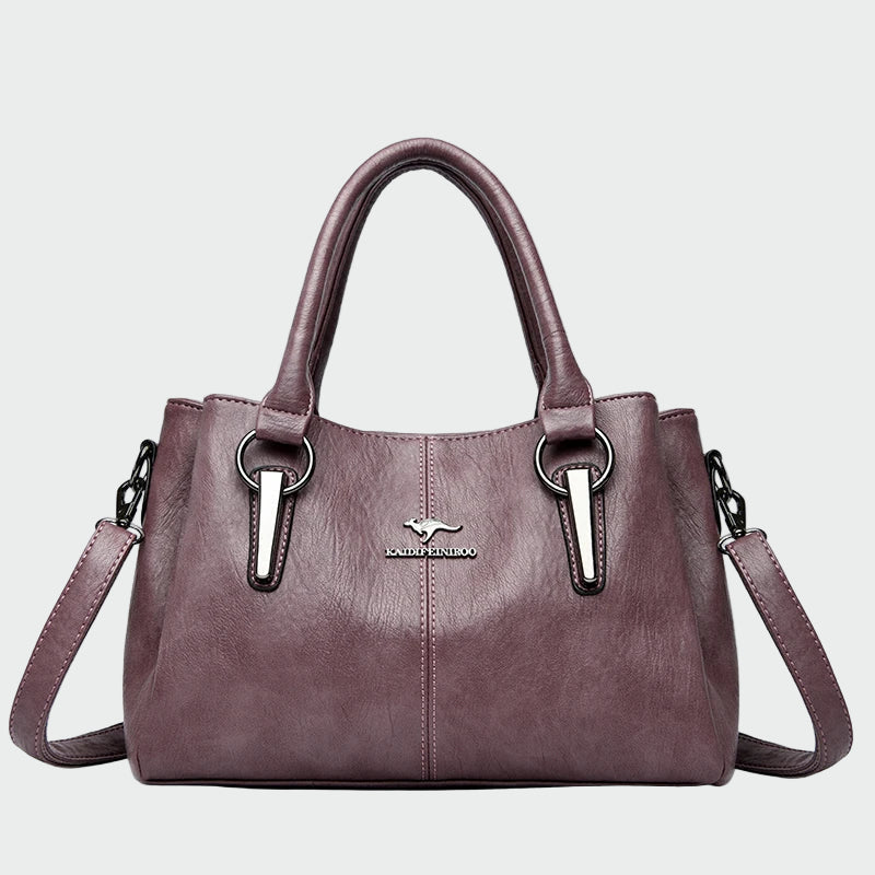 Bolsa de ombro elegante atemporal