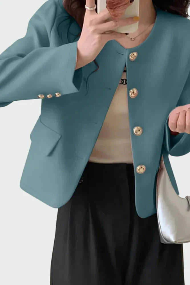 Blazer de linha elegante