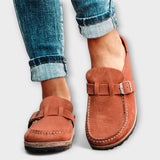 Mocassins Ortopédicos Femininos com Fecho Decorativo