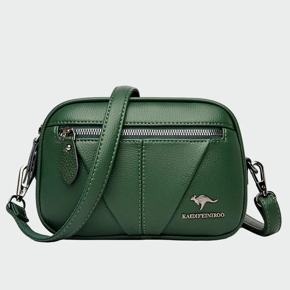 Peça de couro de elegância atemporal