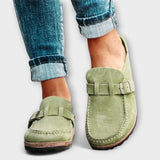 Mocassins Ortopédicos Femininos com Fecho Decorativo