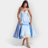 Vestido Midi Elegante com Silhueta Estilosa