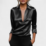 Nádia - Blusa Premium com decote em V
