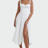 Vestido de Verão com Decote