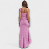 Vestido Longo com Corpo Elegante e Sofisticado