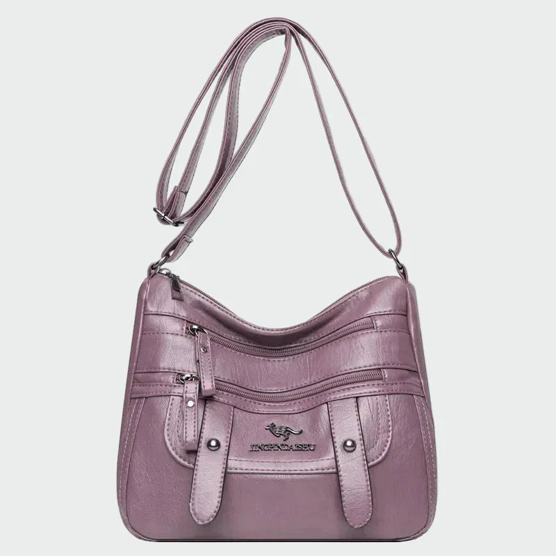 Elegante mala de couro