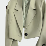 Jaqueta de linha elegante