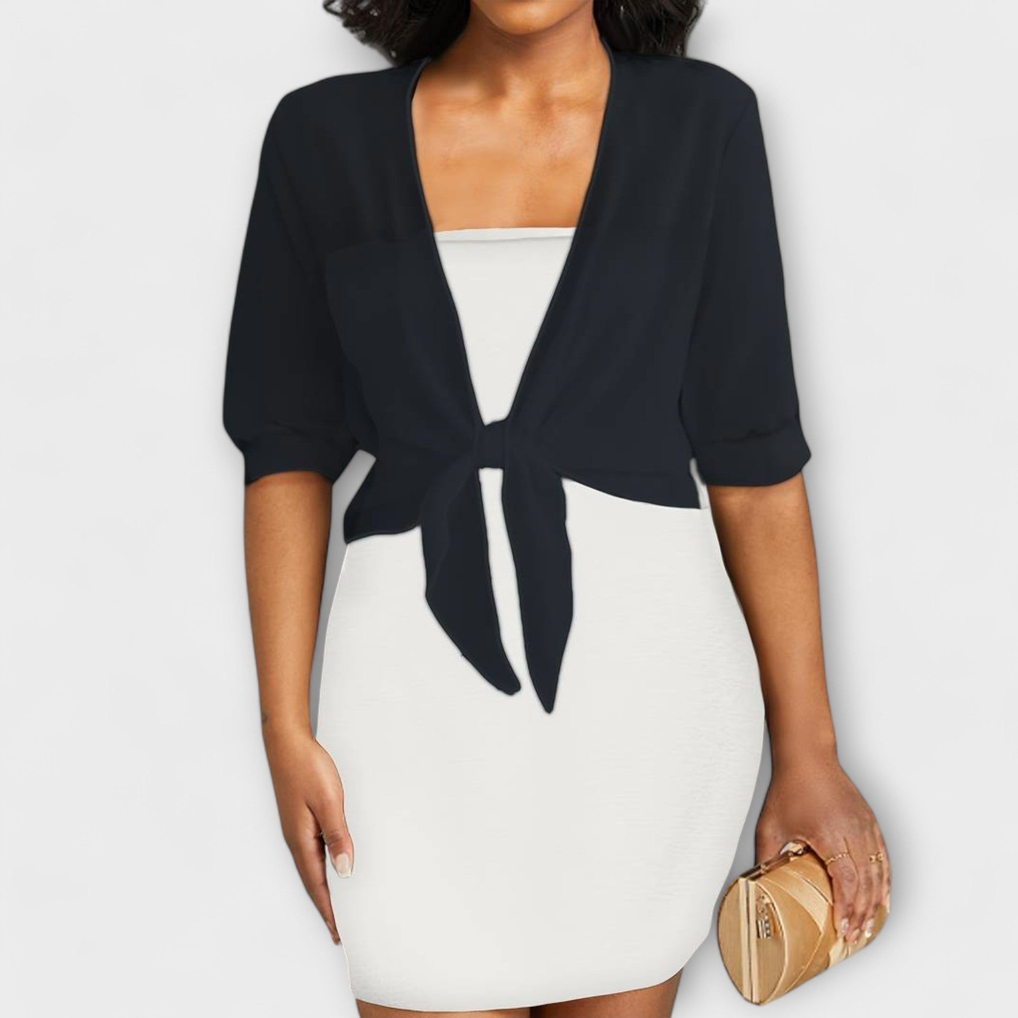 Olivia - Blusa com a frente aberta